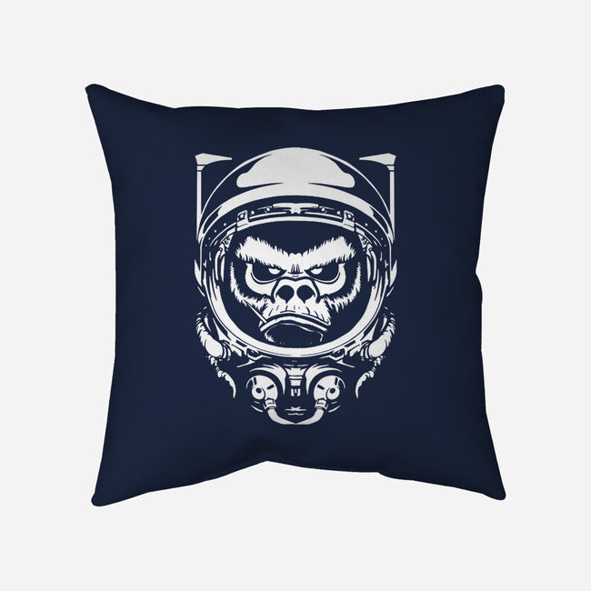 Cosmic Monkey-none removable cover w insert throw pillow-Immortalized
