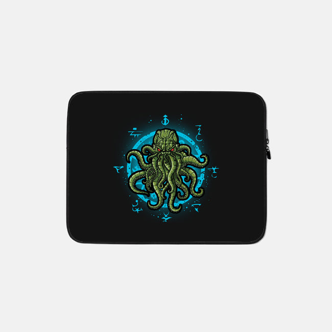 Cosmic Symbology-none zippered laptop sleeve-Letter_Q