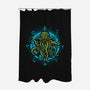 Cosmic Symbology-none polyester shower curtain-Letter_Q
