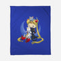 Crazy Moon Cat Lady-none fleece blanket-DoOomcat