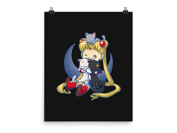 Crazy Moon Cat Lady