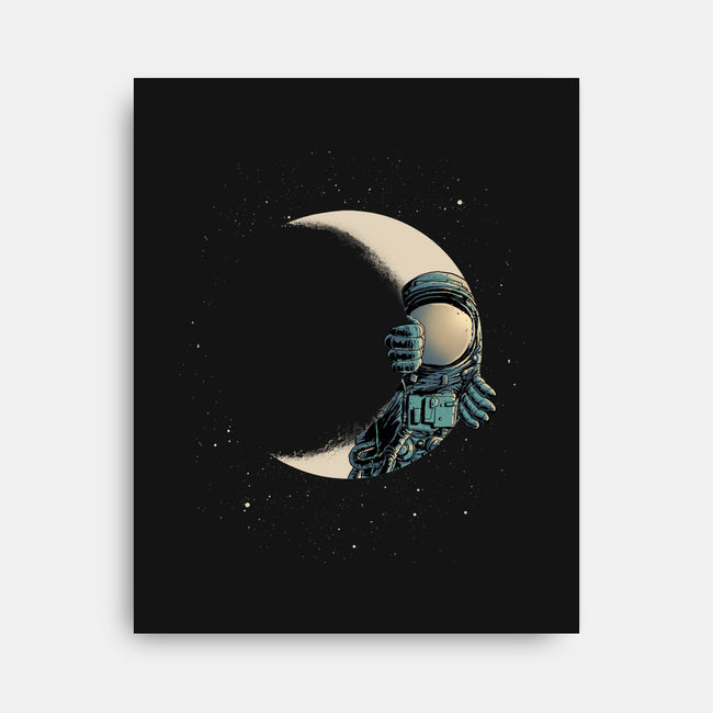 Crescent Moon-none stretched canvas-carbine