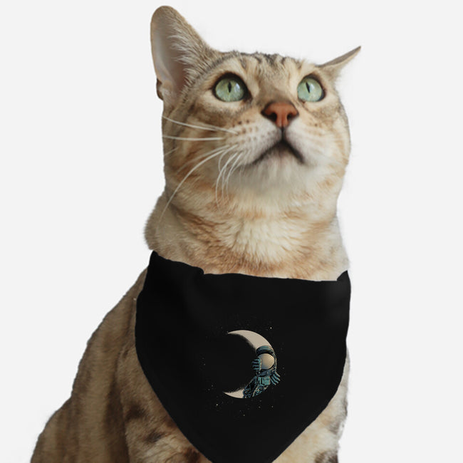Crescent Moon-cat adjustable pet collar-carbine