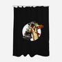 Crime Fighting Pals-none polyester shower curtain-AndreusD