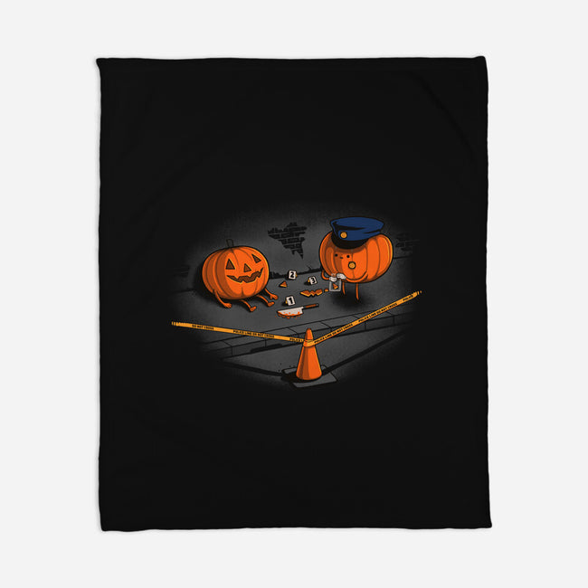 Crime Scene-none fleece blanket-Naolito