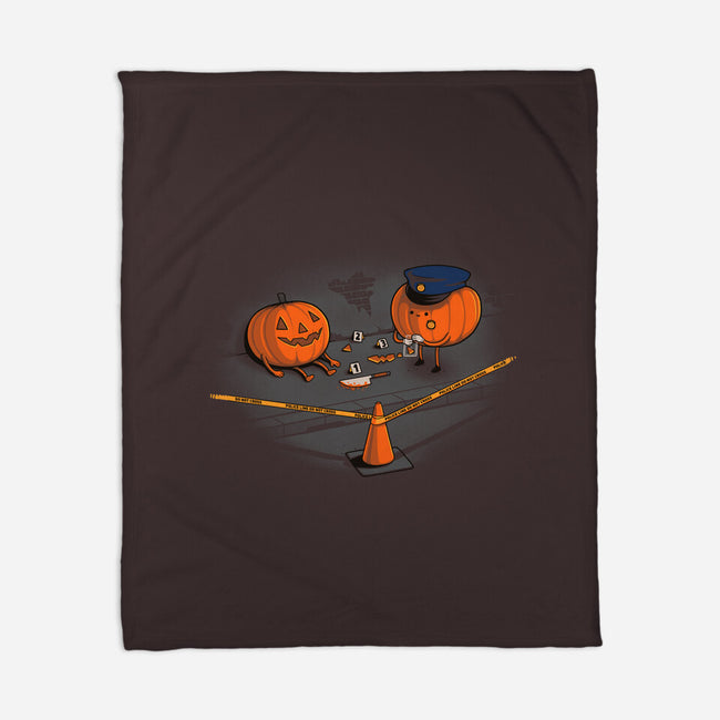 Crime Scene-none fleece blanket-Naolito