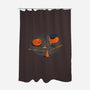 Crime Scene-none polyester shower curtain-Naolito