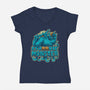 Cthookie Monster-womens v-neck tee-BeastPop