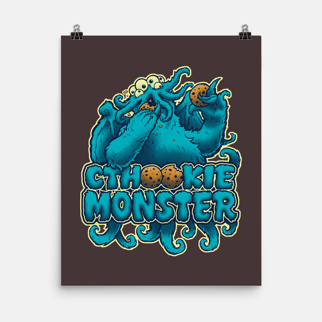 Cthookie Monster-none matte poster-BeastPop