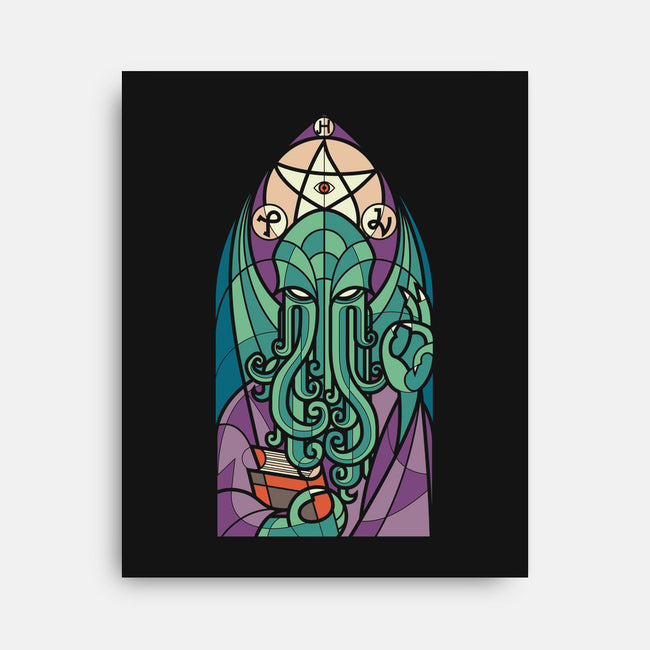 Cthulhu's Church-none stretched canvas-spike00
