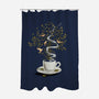 Cup of Dreams-none polyester shower curtain-dandingeroz