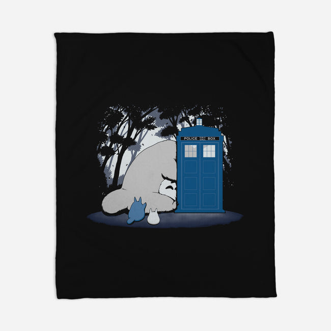 Curious Forest Spirits-none fleece blanket-pigboom
