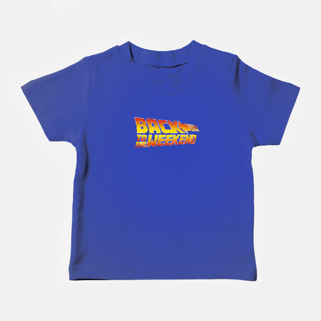 Back To The Weekend-baby basic tee-drbutler