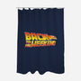 Back To The Weekend-none polyester shower curtain-drbutler
