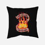 Bacon Burner-none removable cover w insert throw pillow-spike00