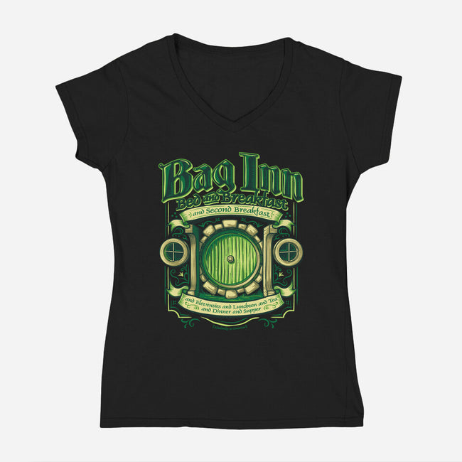 Bag Inn-womens v-neck tee-tjost