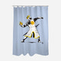 Banksy Python 1-2-5-none polyester shower curtain-kgullholmen