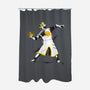 Banksy Python 1-2-5-none polyester shower curtain-kgullholmen