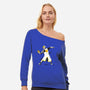 Banksy Python 1-2-5-womens off shoulder sweatshirt-kgullholmen