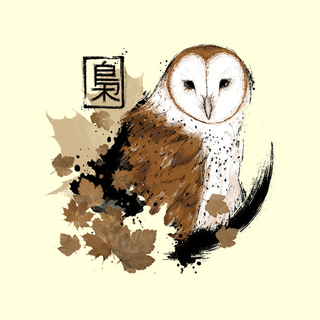 Barn Owl-none polyester shower curtain-xMorfina