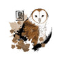 Barn Owl-dog adjustable pet collar-xMorfina