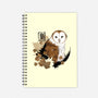 Barn Owl-none dot grid notebook-xMorfina