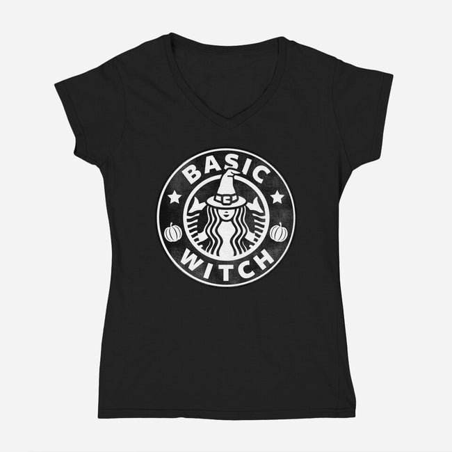 Basic Witch-womens v-neck tee-Beware_1984