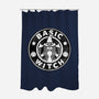 Basic Witch-none polyester shower curtain-Beware_1984