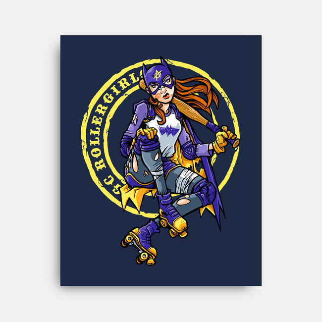 Bat Attitude-none stretched canvas-tomkurzanski