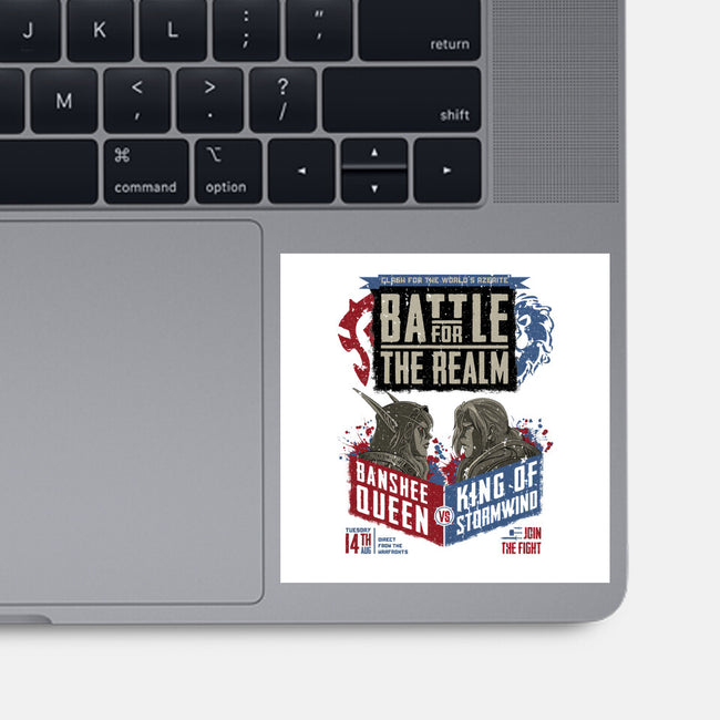 Battle for the Realm-none glossy sticker-KatHaynes