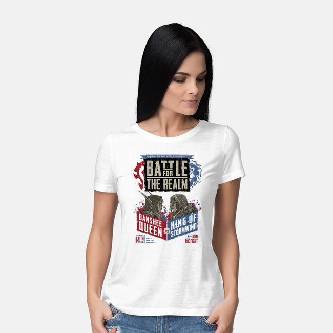 Battle for the Realm-womens basic tee-KatHaynes