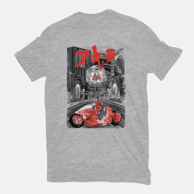Battle in Neo-Tokyo-unisex basic tee-DrMonekers