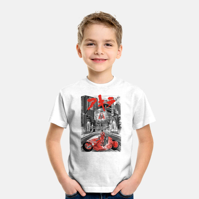 Battle in Neo-Tokyo-youth basic tee-DrMonekers