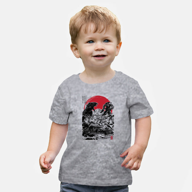 Battle of the Ages-baby basic tee-DrMonekers