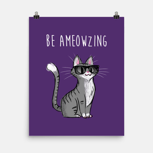 Be Ameowzing-none matte poster-ursulalopez