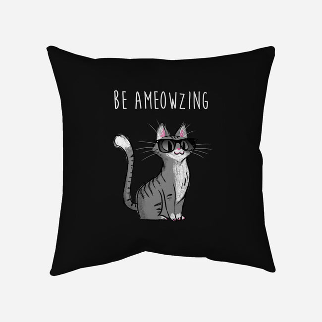 Be Ameowzing-none removable cover w insert throw pillow-ursulalopez