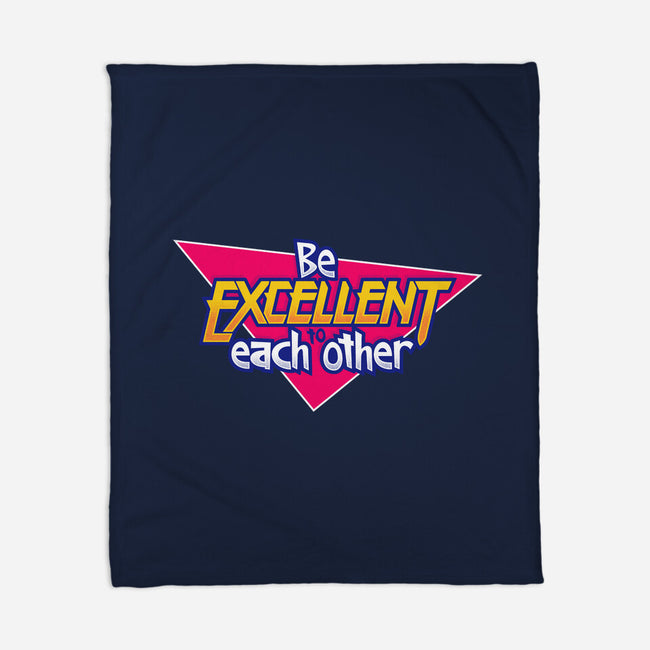 Be Excellent to Each Other-none fleece blanket-adho1982