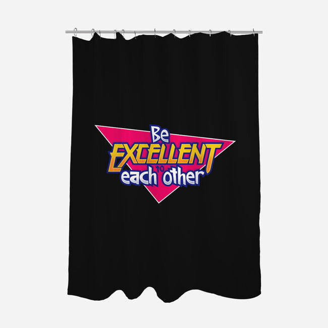 Be Excellent to Each Other-none polyester shower curtain-adho1982