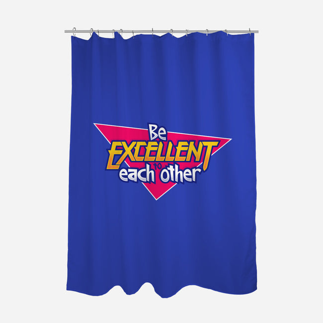 Be Excellent to Each Other-none polyester shower curtain-adho1982