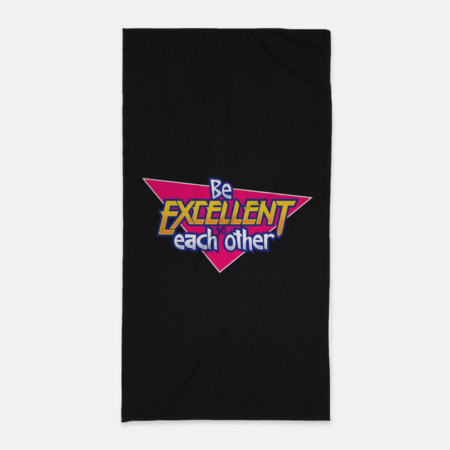 Be Excellent to Each Other-none beach towel-adho1982