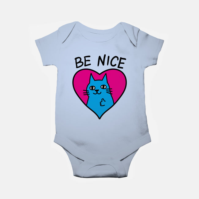 BE NICE-baby basic onesie-hislla