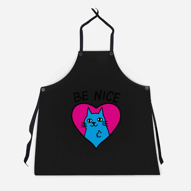 BE NICE-unisex kitchen apron-hislla