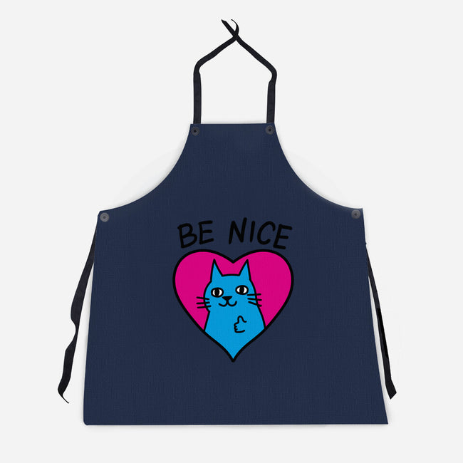 BE NICE-unisex kitchen apron-hislla