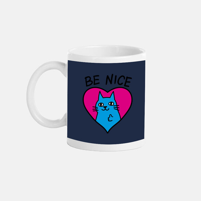 BE NICE-none glossy mug-hislla