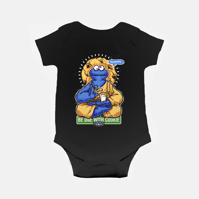 Be One With Cookie-baby basic onesie-Obvian