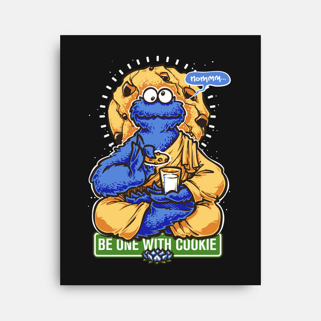 Be One With Cookie-none stretched canvas-Obvian