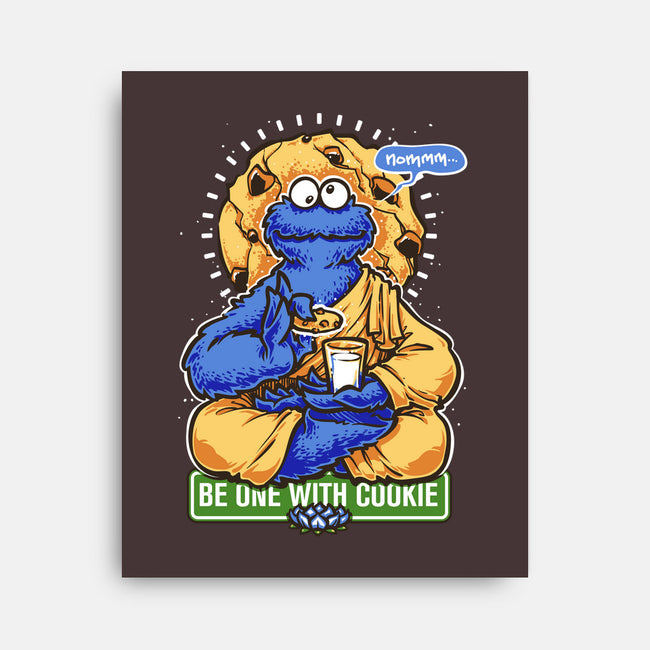 Be One With Cookie-none stretched canvas-Obvian