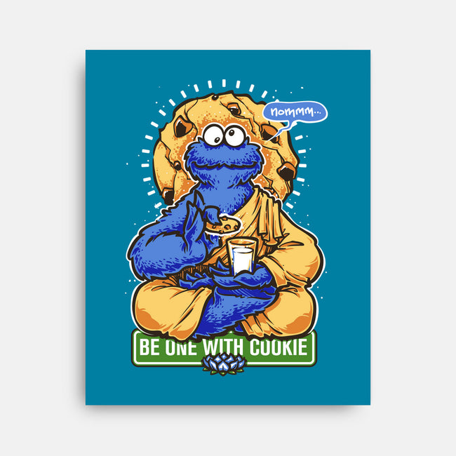 Be One With Cookie-none stretched canvas-Obvian