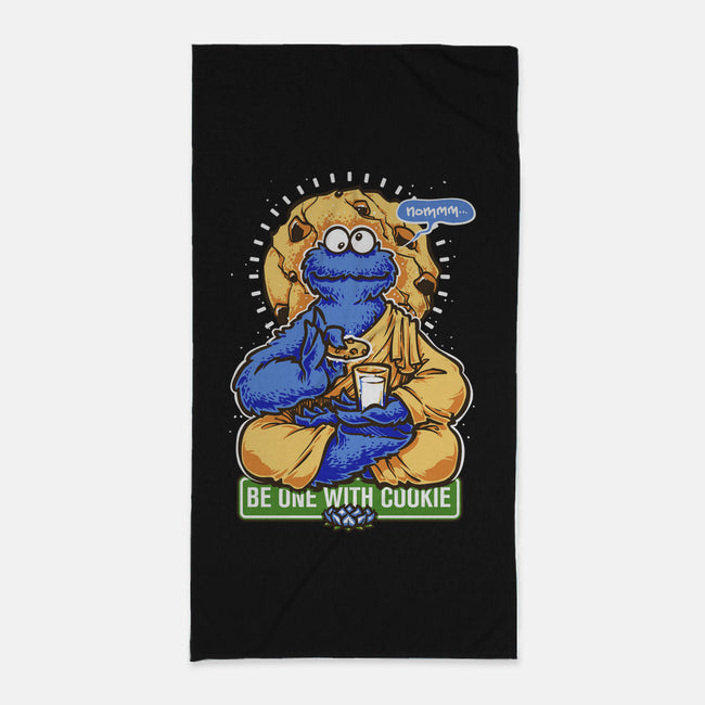Be One With Cookie-none beach towel-Obvian