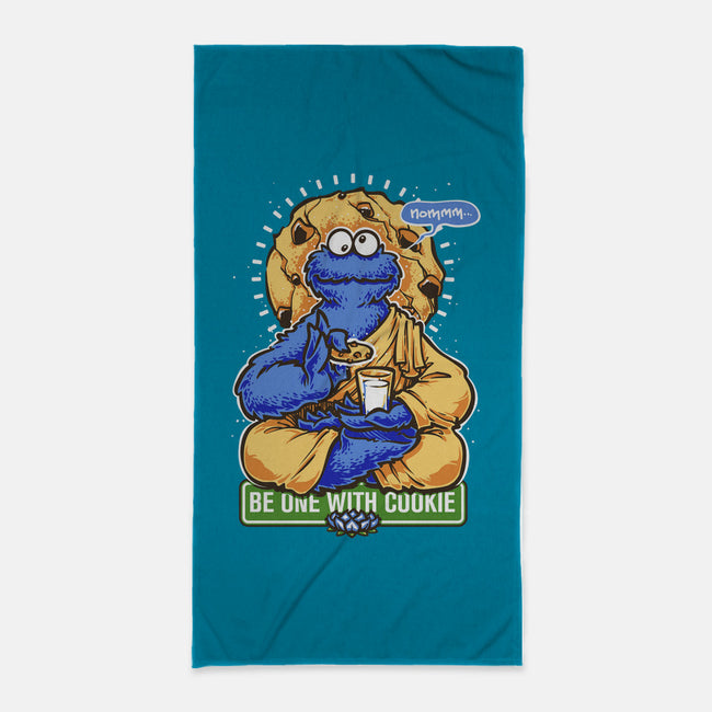 Be One With Cookie-none beach towel-Obvian